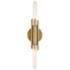 Alora Torres E26 11-in Vintage Brass Wall Vanity