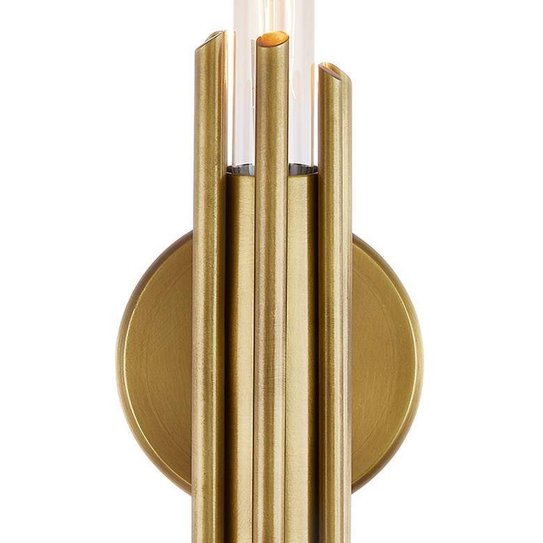 Image 2 Alora Torres E26 11-in Vintage Brass Wall Vanity more views