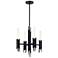 Alora Torres E26 19-in Matte Black Chandelier