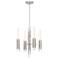 Alora Torres E26 19-in Polished Nickel Chandelier