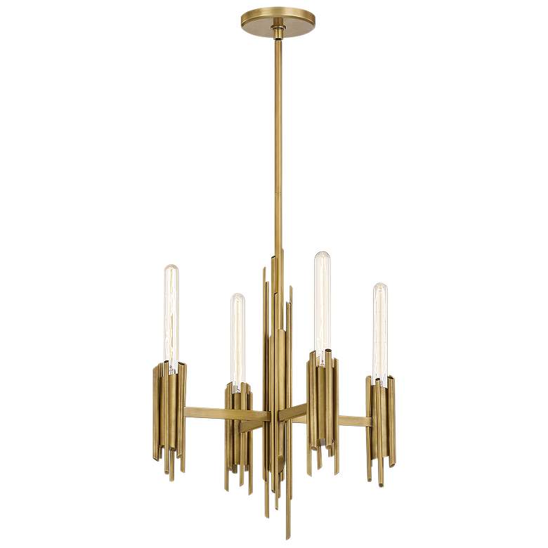 Image 1 Alora Torres E26 19-in Vintage Brass Chandelier
