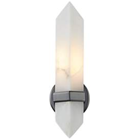 Image1 of Alora Valencia E26 5-in Urban Bronze/Alabaster Wall Vanity