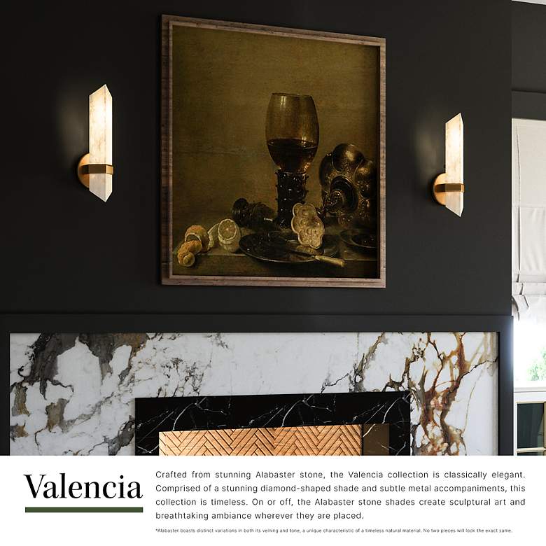 Image 2 Alora Valencia E26 5-in Urban Bronze/Alabaster Wall Vanity more views