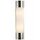 Alora Willard E12 18-in Polished Nickel/Opal Matte Glass Wall Vanity