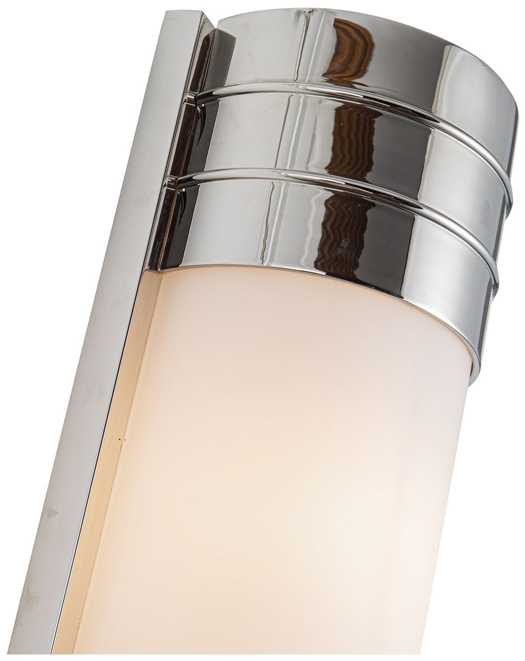 Image 2 Alora Willard E12 18-in Polished Nickel/Opal Matte Glass Wall Vanity more views