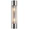 Alora Willard E12 18-in Polished Nickel/Prismatic Glass Wall Vanity