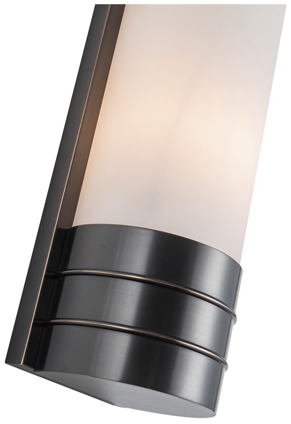 Image 2 Alora Willard E12 18-in Urban Bronze/Opal Matte Glass Wall Vanity more views