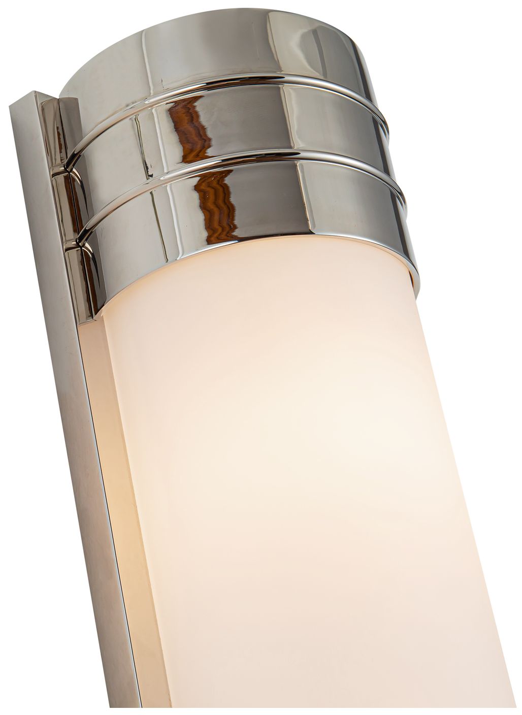 Image 2 Alora Willard E12 24-in Polished Nickel/Opal Matte Glass Wall Vanity more views