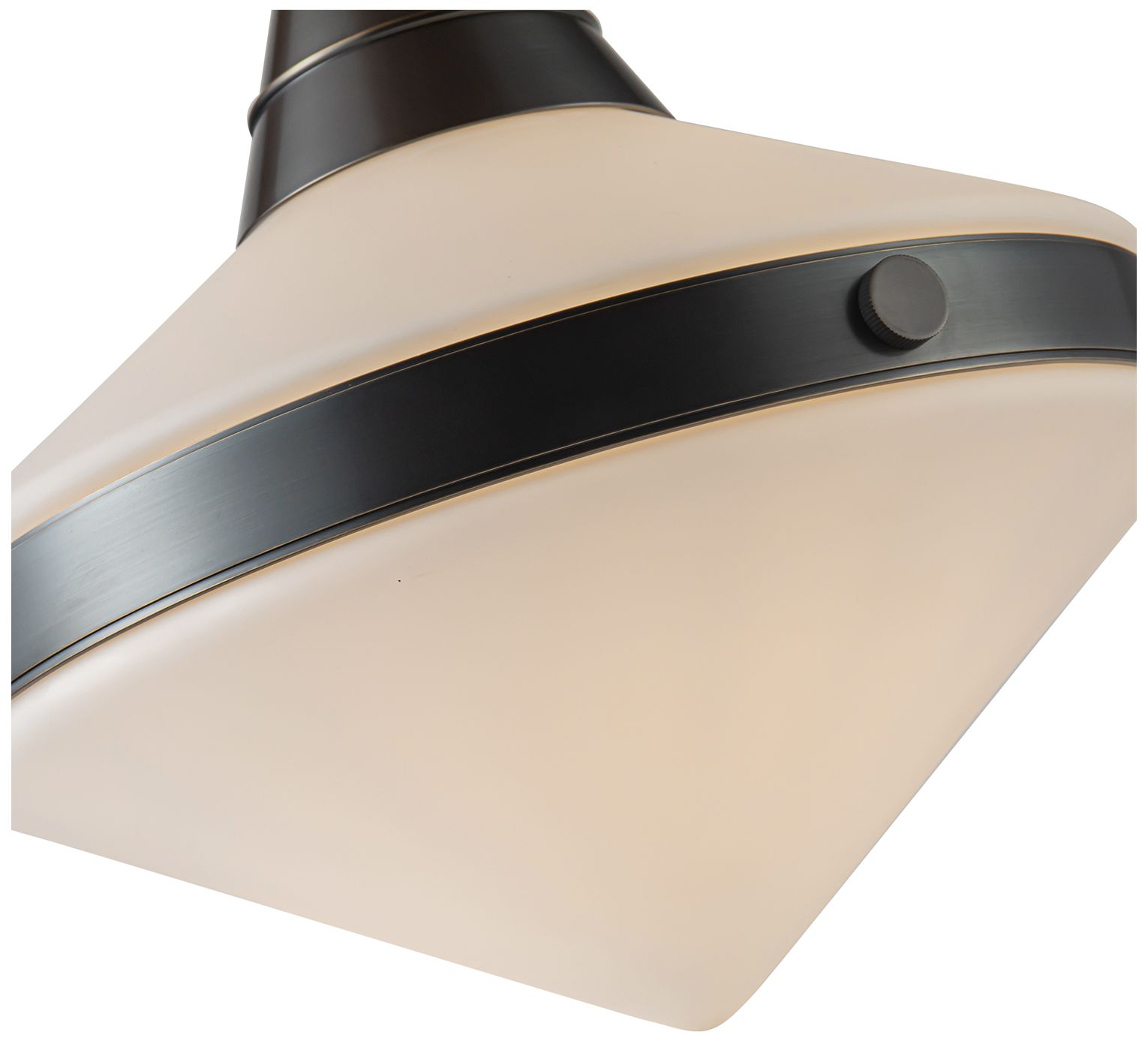 Image 2 Alora Willard E26 14-in Urban Bronze/Opal Matte Glass Pendant more views