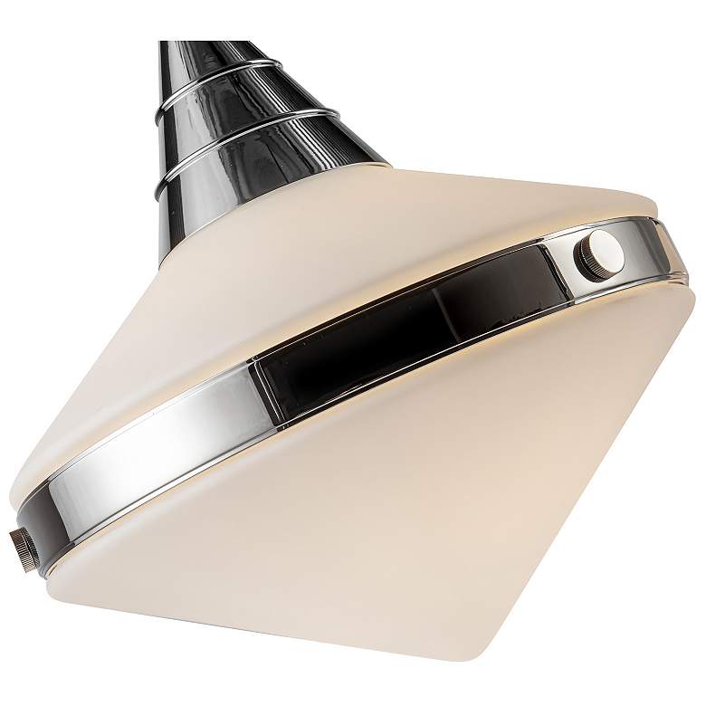 Image 2 Alora Willard E26 41-in Polished Nickel/Opal Matte Glass Linear Pendant more views