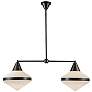 1_Alora Willard E26 41-in Urban Bronze/Opal Matte Glass Linear Pendant