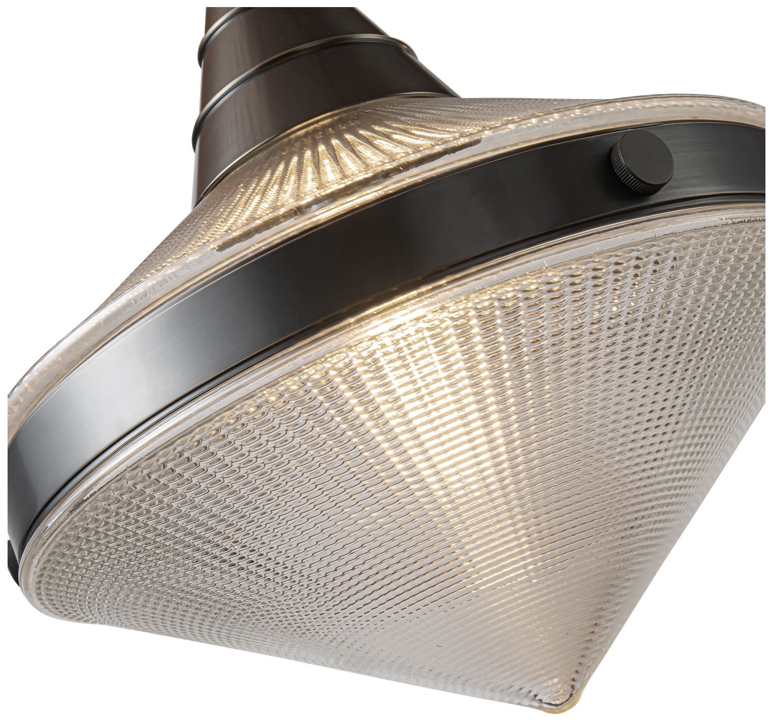 Image 2 Alora Willard E26 41-in Urban Bronze/Prismatic Glass Linear Pendant more views