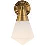 1_Alora Willard E26 6-in Vintage Brass/Opal Matte Glass Wall Vanity