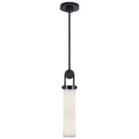 Image1 of Alora Wynwood E26 15-in Urban Bronze/Glossy Opal Pendant