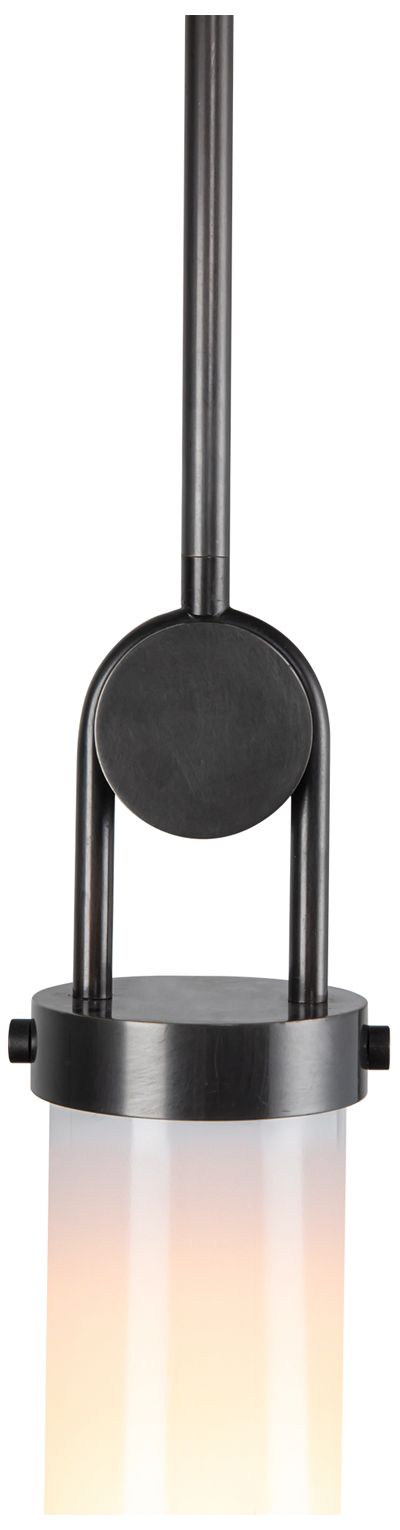 Image 2 Alora Wynwood E26 15-in Urban Bronze/Glossy Opal Pendant more views