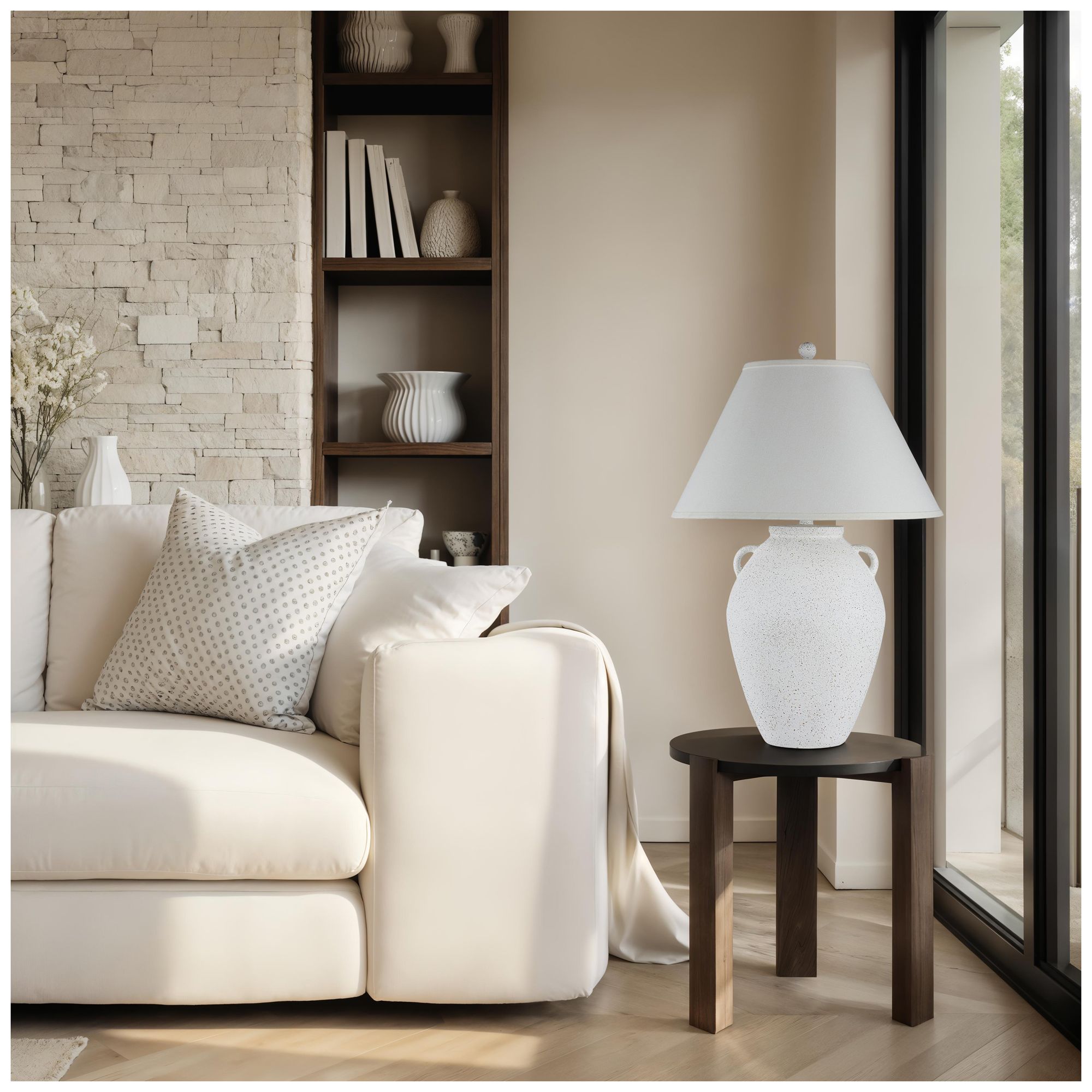Image 3 Aloria 29.25" Height Table Lamps, Off-White more views