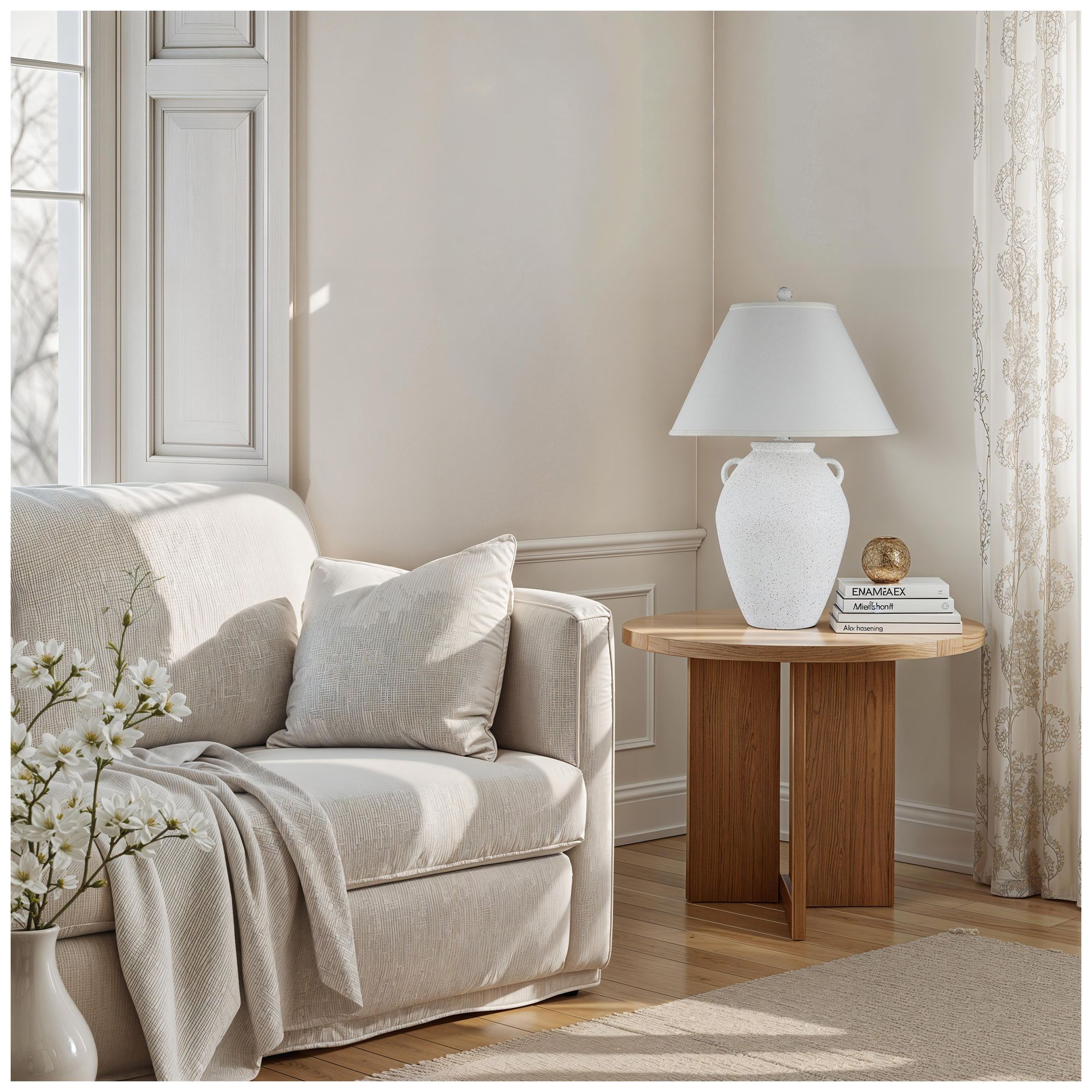 Image 4 Aloria 29.25" Height Table Lamps, Off-White more views