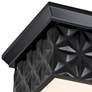 3_Alpha 14 1/2" Wide Matte Black Ceiling Light by Lucas McKearn more views