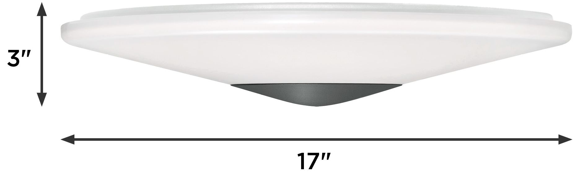 Alpine 17" Wide Light Antique Brass LED Flush Mount