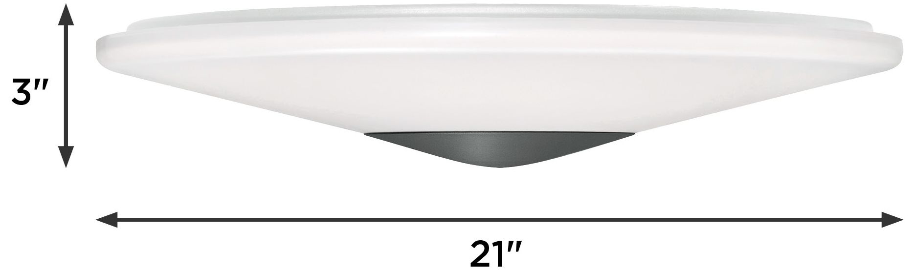 Alpine 21" Wide Light Antique Brass LED Flush Mount