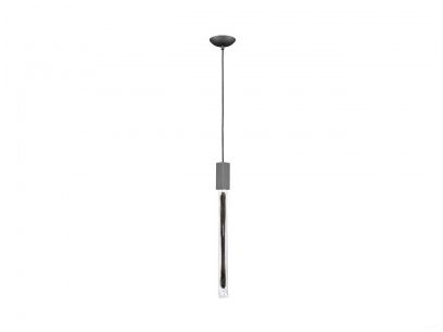 Image 3 Alpine 23"H LED Pendant in Black/Black Jade Crystal more views