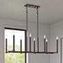 Thumbnail2 of Alpine 36 1/2" Wide Bronze 8-Light Linear Chandelier