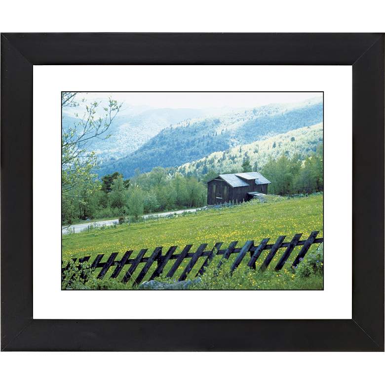 Image 1 Alpine Cabin Hideaway Black Frame 23 1/4 inch Wide Wall Art