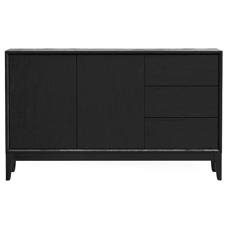 Image 1 Alpine Furniture Cove 60 in. W Rectangular Wood Server, Vintage Black