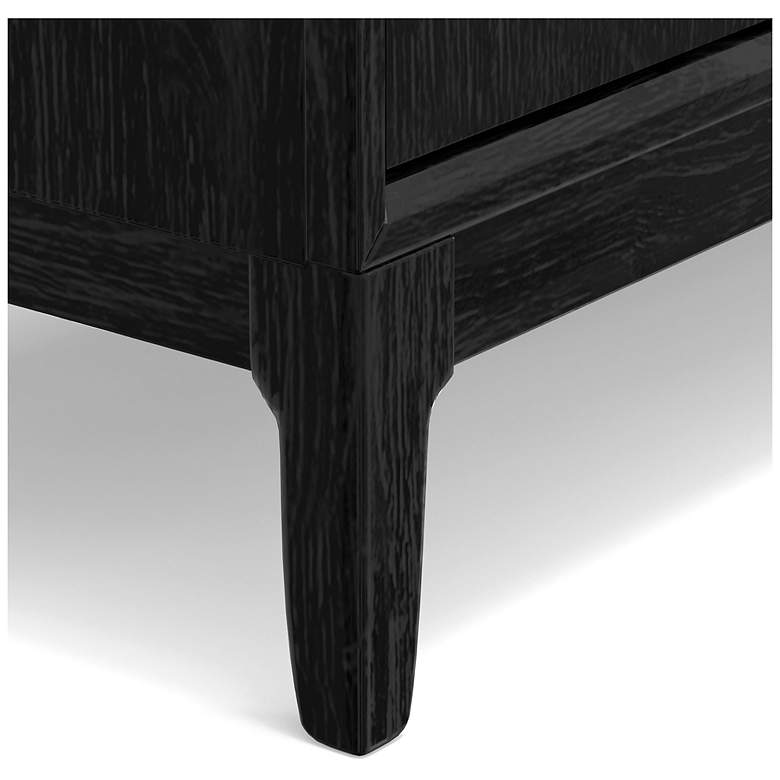 Image 5 Alpine Furniture Cove 60 in. W Rectangular Wood Server, Vintage Black more views
