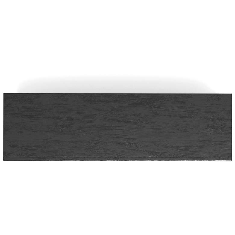 Image 6 Alpine Furniture Cove 60 in. W Rectangular Wood Server, Vintage Black more views