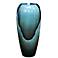 Alpine Lamine 32" High Modern Jar Teal Blue Fountain with LED Light