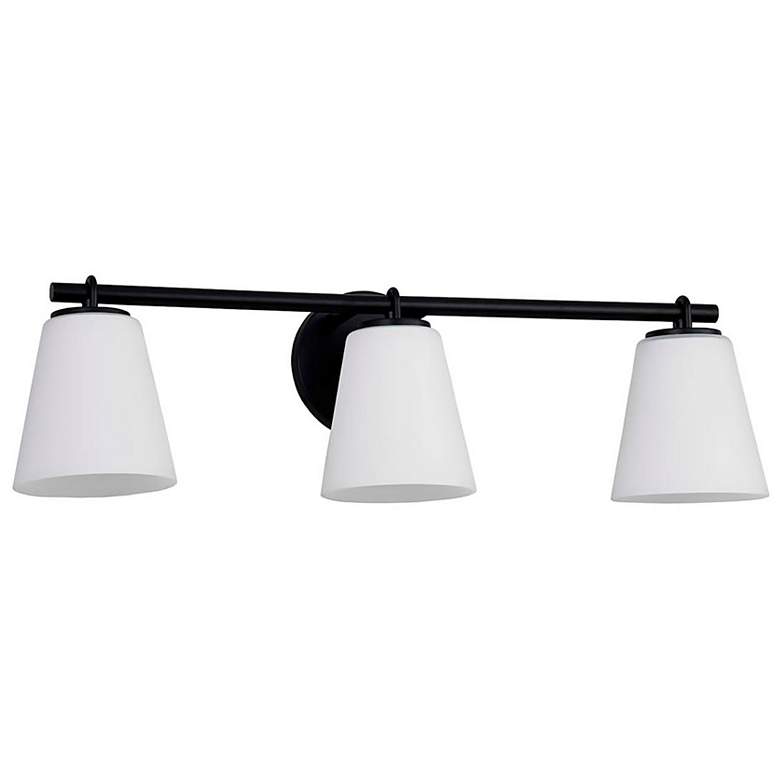 Image 3 Alpino 25" High Matte Black 3-Light Bath Light more views