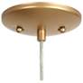 6_Alpinum 8" Wide Satin Gold Cylinder Mini Pendant more views