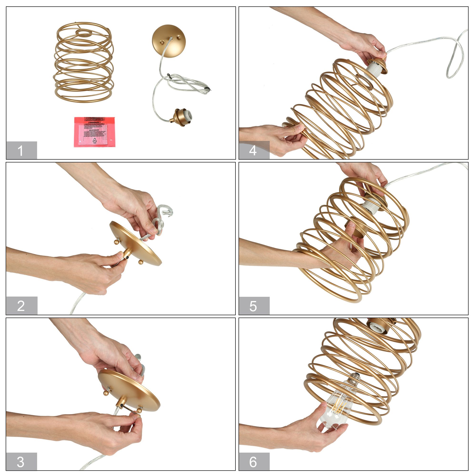 Alpinum 8" Wide Satin Gold Cylinder Mini Pendant