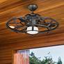 2_Alsace LED Fan D'Lier in Reclaimed Wood