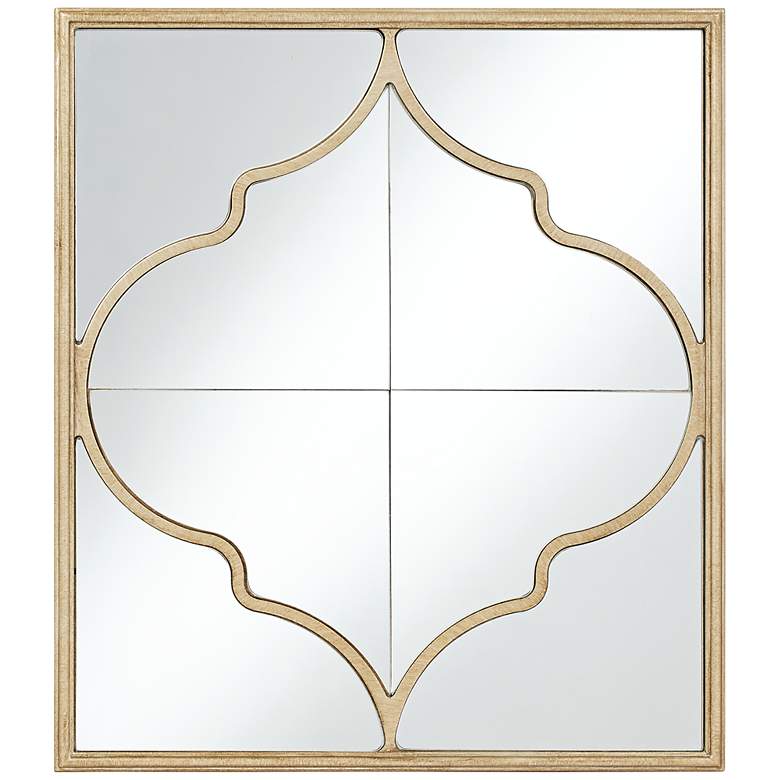 Image 1 Alsey Champagne Moroccan 20 1/4" x 23" Wall Mirror