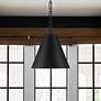1_Alston 3 Light Matte Black + Antique Gold Chandelier
