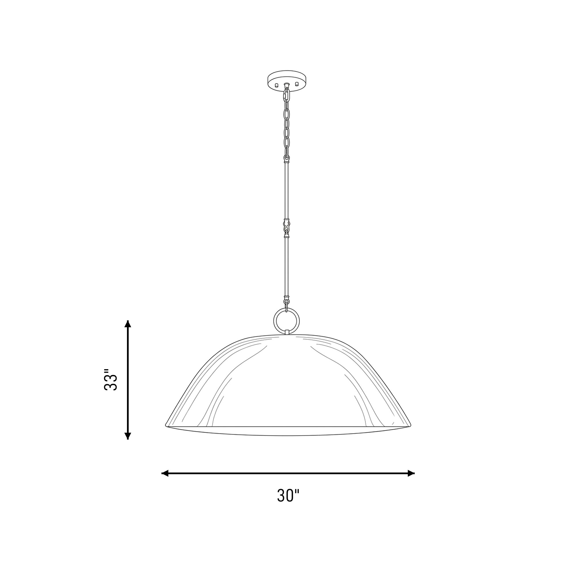 Alta 1-Light Pendant in White Bisque and Brass