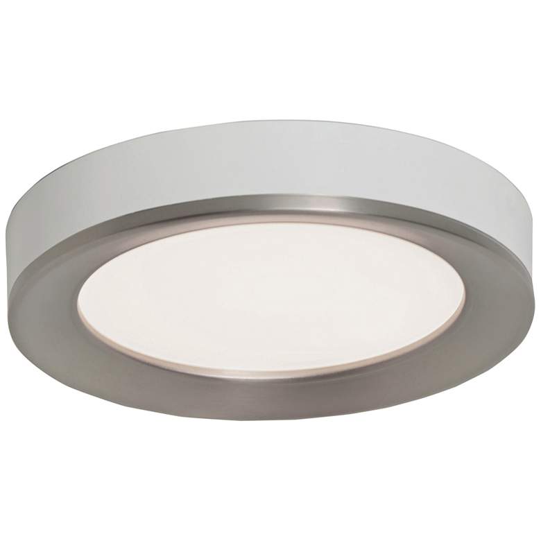 Image 1 Alta 16" Wide Satin Nickel Round LED Ceiling Light