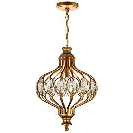 Image1 of Altair 1 Light Chandelier With Antique Bronze Finish