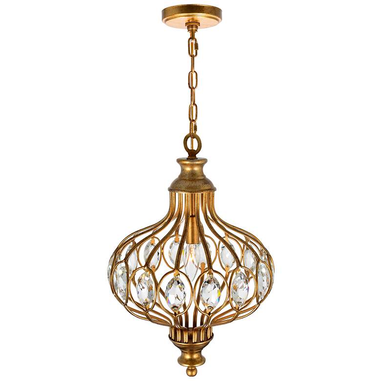 Image 2 Altair 1 Light Chandelier With Antique Bronze Finish more views
