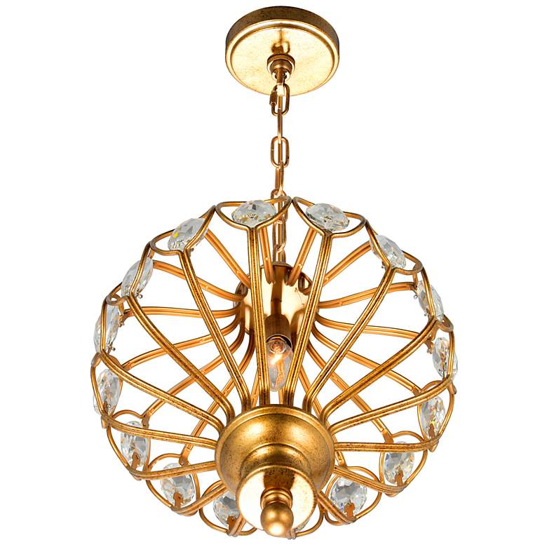 Image 3 Altair 1 Light Chandelier With Antique Bronze Finish more views