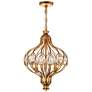 Altair 3 Light Chandelier With Antique Bronze Finish
