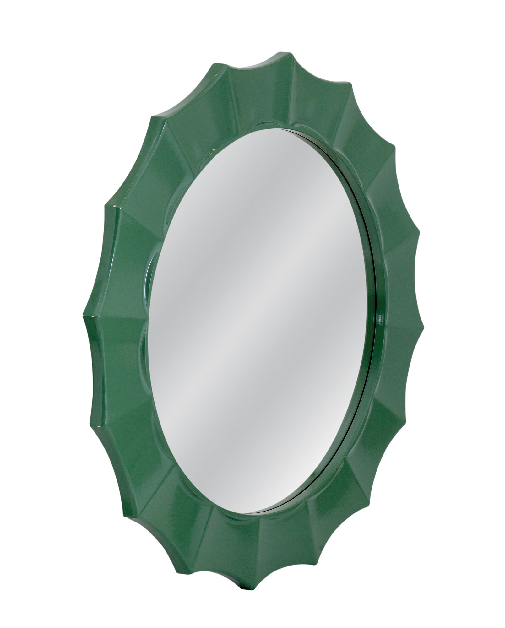Image 2 Altair 36"W x 36"H Green Wall Mirror more views