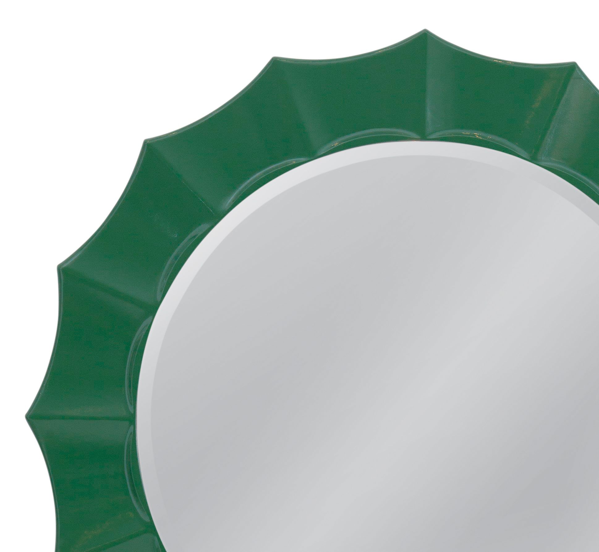 Image 5 Altair 36"W x 36"H Green Wall Mirror more views