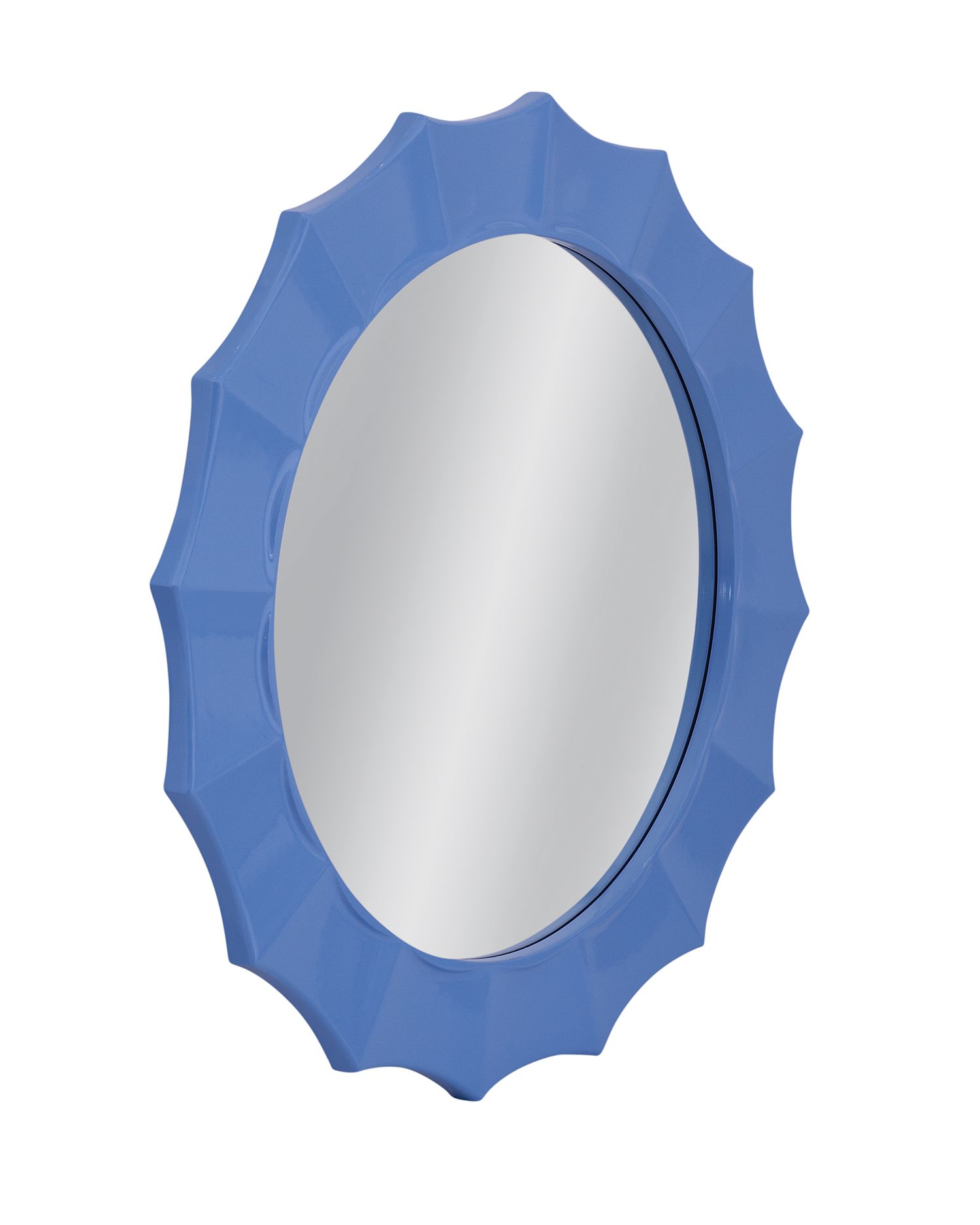 Image 2 Altair 36"W x 36"H Light Blue Wall Mirror more views