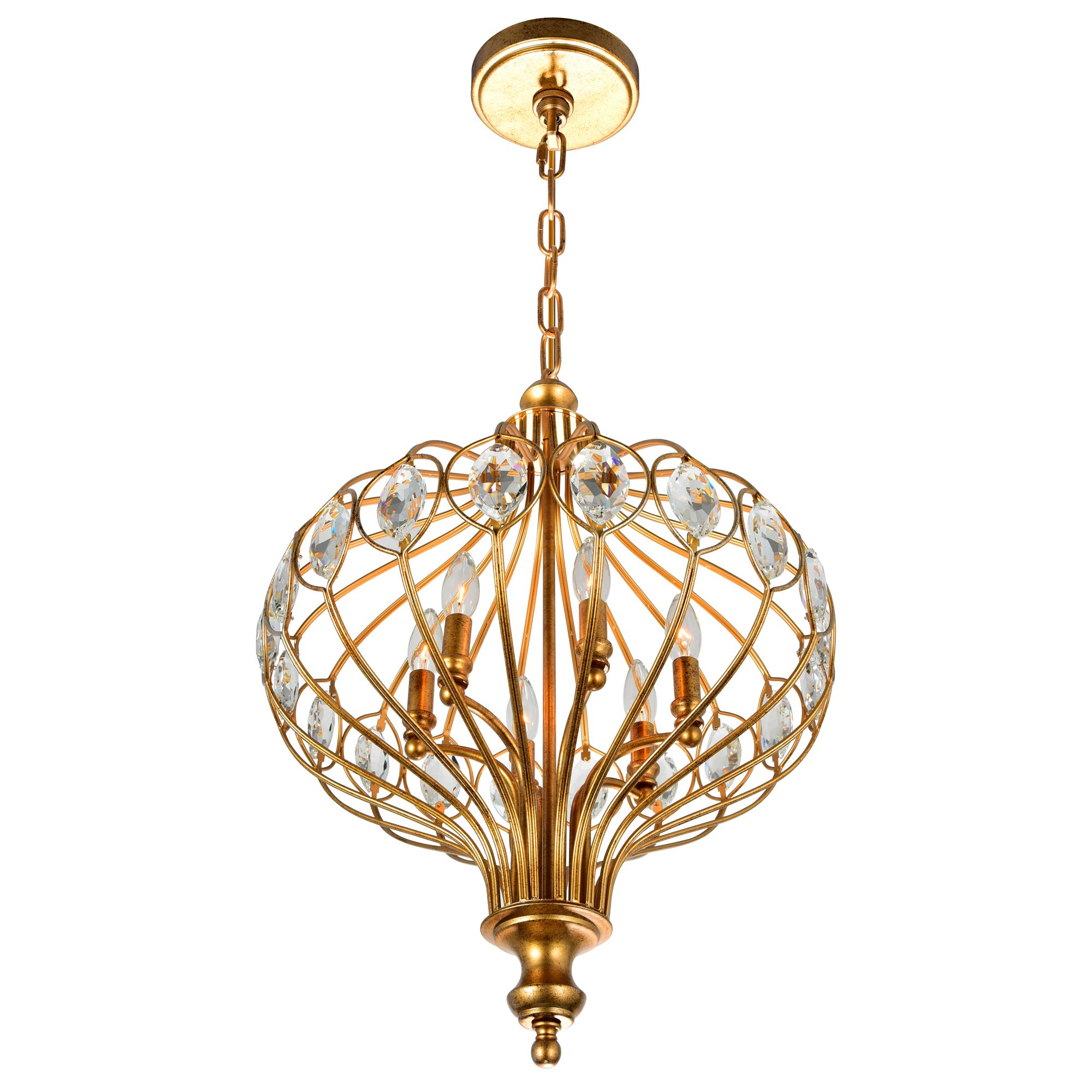 Image 2 Altair 6 Light Chandelier With Antique Bronze Finish more views