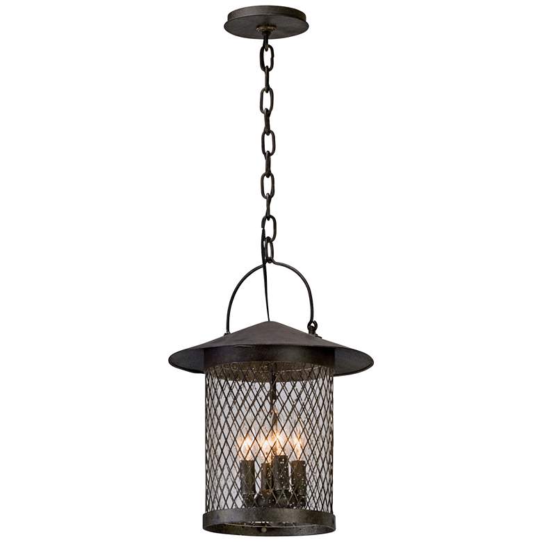 Image 1 Altamont 17 3/4 inchH French Iron Outdoor Hanging Light