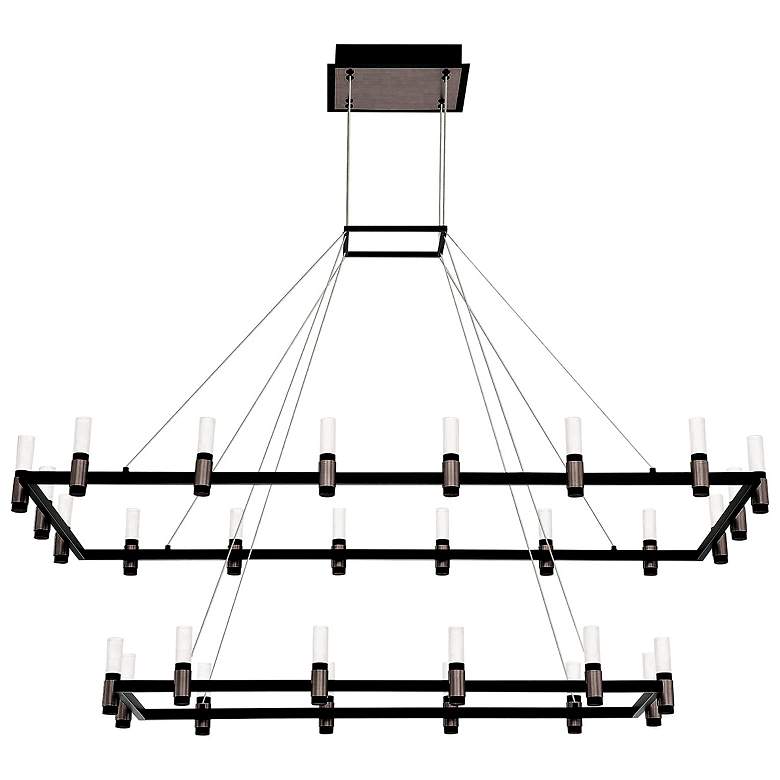 Image 1 Altamont 51 3/4" Wide Black 30-Light LED Chandelier