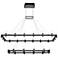 Altamont 51 3/4" Wide Black 30-Light LED Chandelier